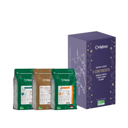 Coffret café Bio 3 Continents Coffret de 750g (3x250g)